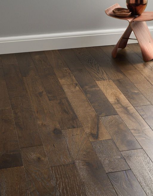 Studio Coffee Oak Brushed & Lacquered Engineered Wood Flooring